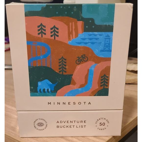 RIO Minnesota Adventure Bucket List Scratch Off Cards- NEW - Picture 1 of 5